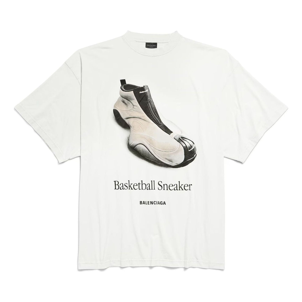 Balenciaga Basketball Sneaker T-Shirt 'White' 831305TSVN39012