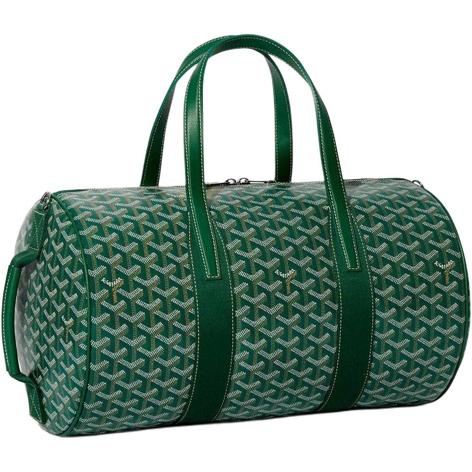 GOYARD Canvas With Calfskin Sports Bag Travel Bag Unisex Green