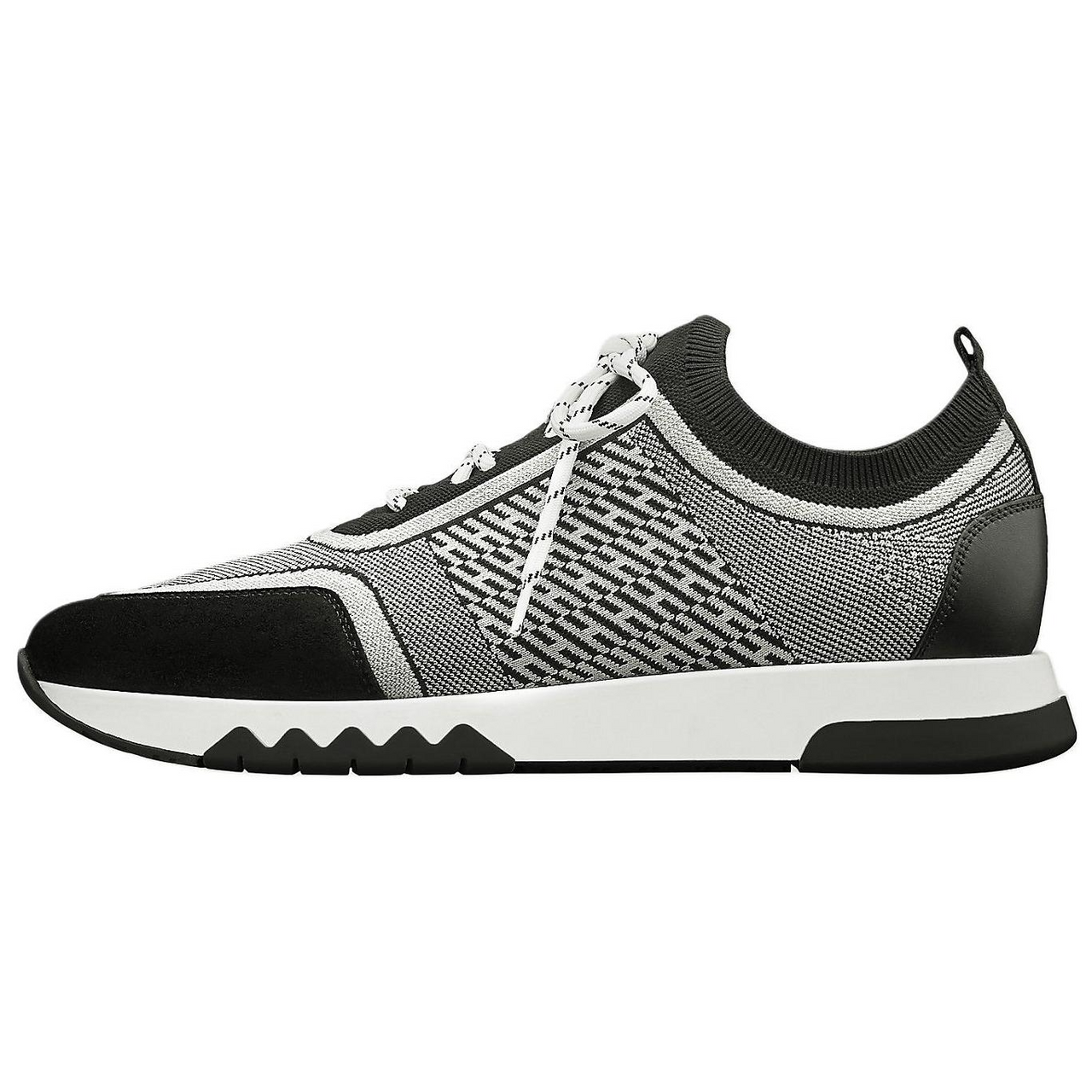 HERMES Addict Low-Top Casual Shoes Men's Black