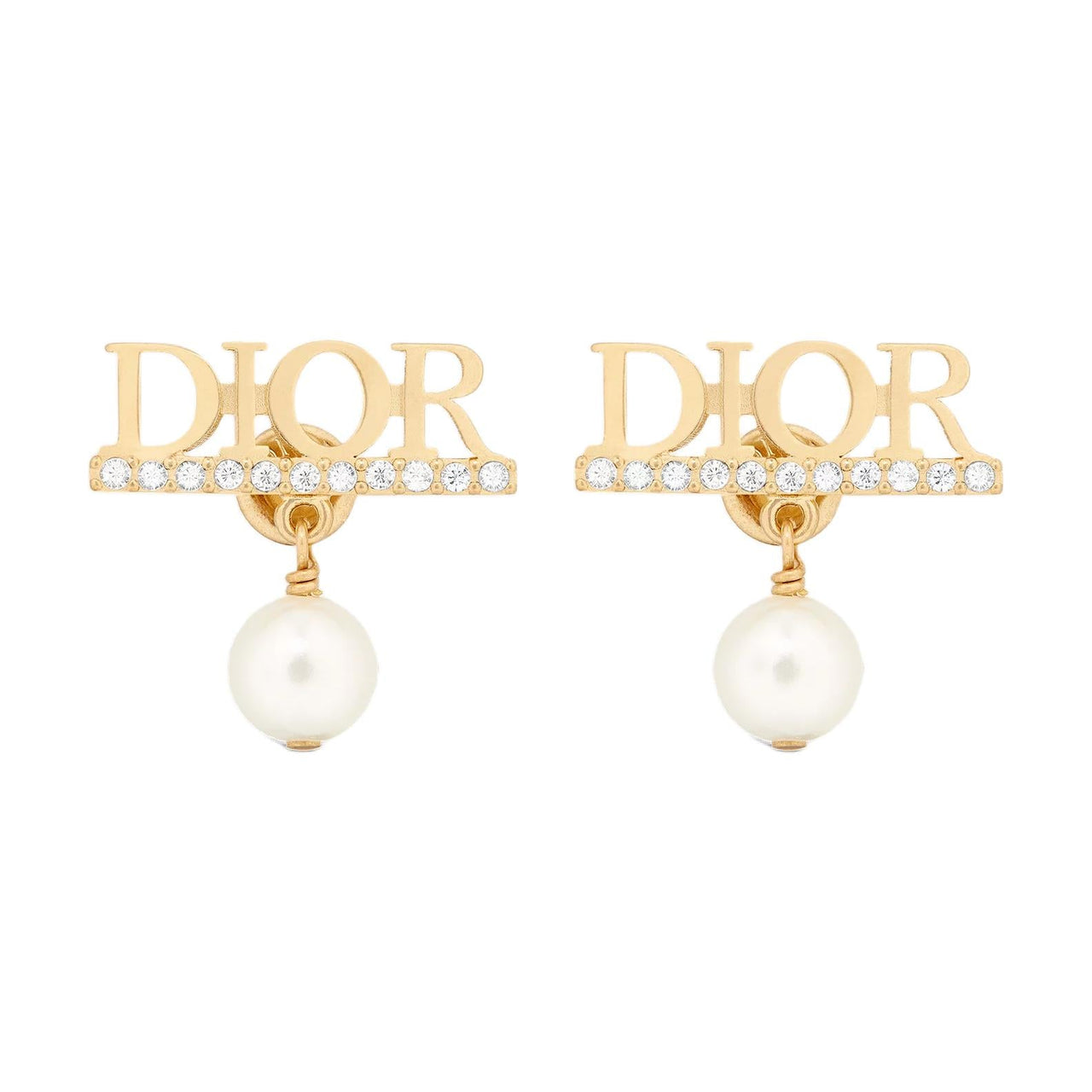 DIOR Metal Earrings Women's Gold