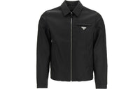 PRADA Logo Patch Blouson Jacket