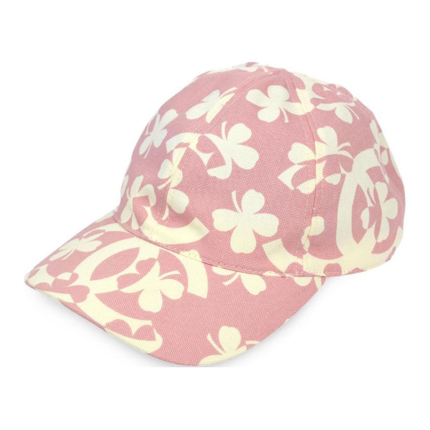 CHANEL 1990 2000s Clover print Cap