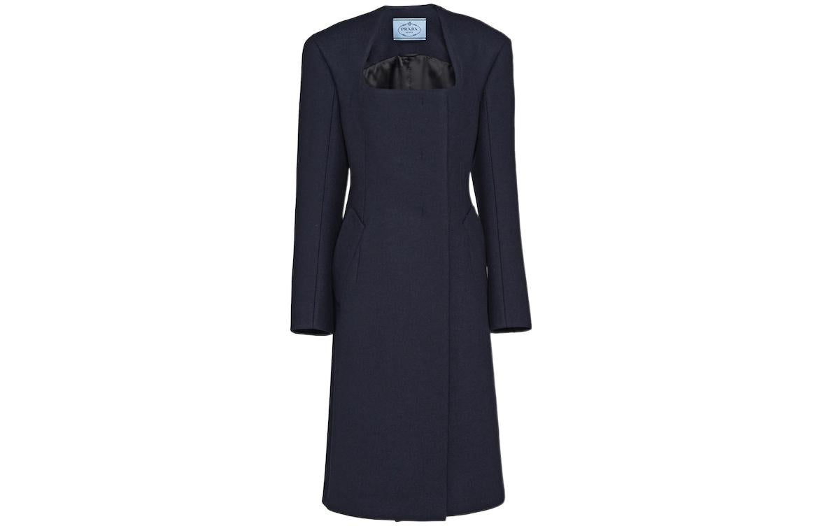 PRADA Coats Women's Blue