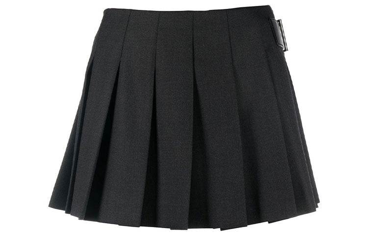 PRADA Casual Short Skirts Women's Gray