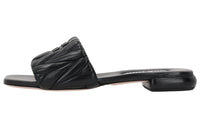 MIU MIU Slide Slippers Women's Black