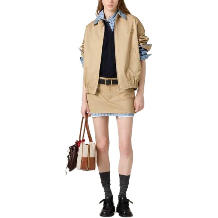 MIU MIU Contrasting trim Skirt