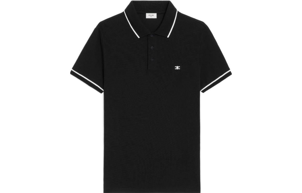 CELINE Classic Polo Shirt In Cotton Piqué