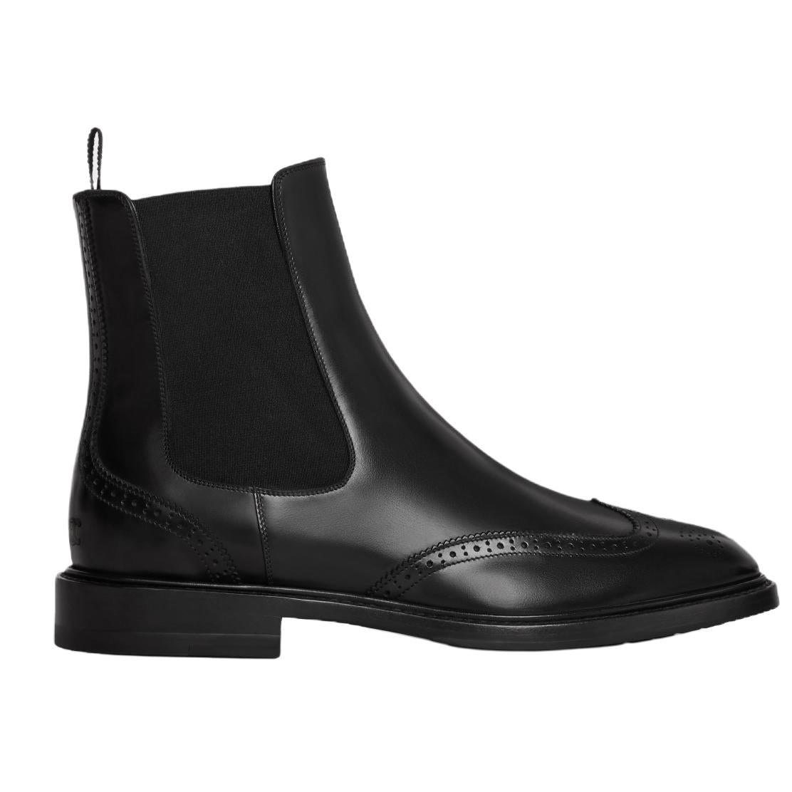CELINE Donavan Short Chelsea Boots Men's Black