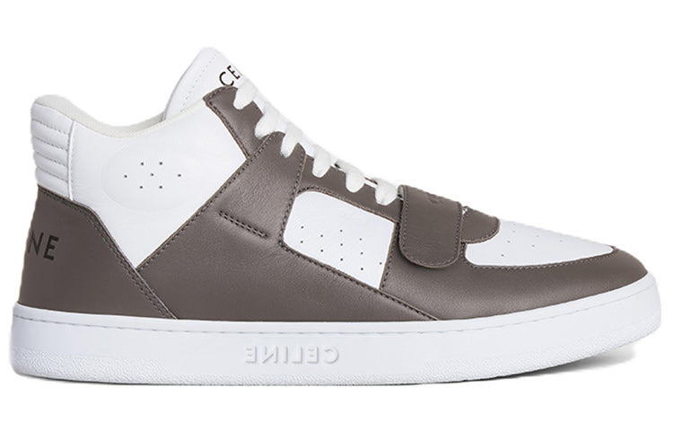 CELINE CT 02 Low Top Stylish Skateboarding Shoes Women's White Gray