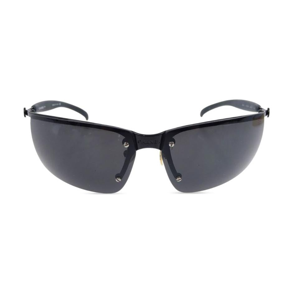 CHANEL 1990 2000s Biker style Sunglasses
