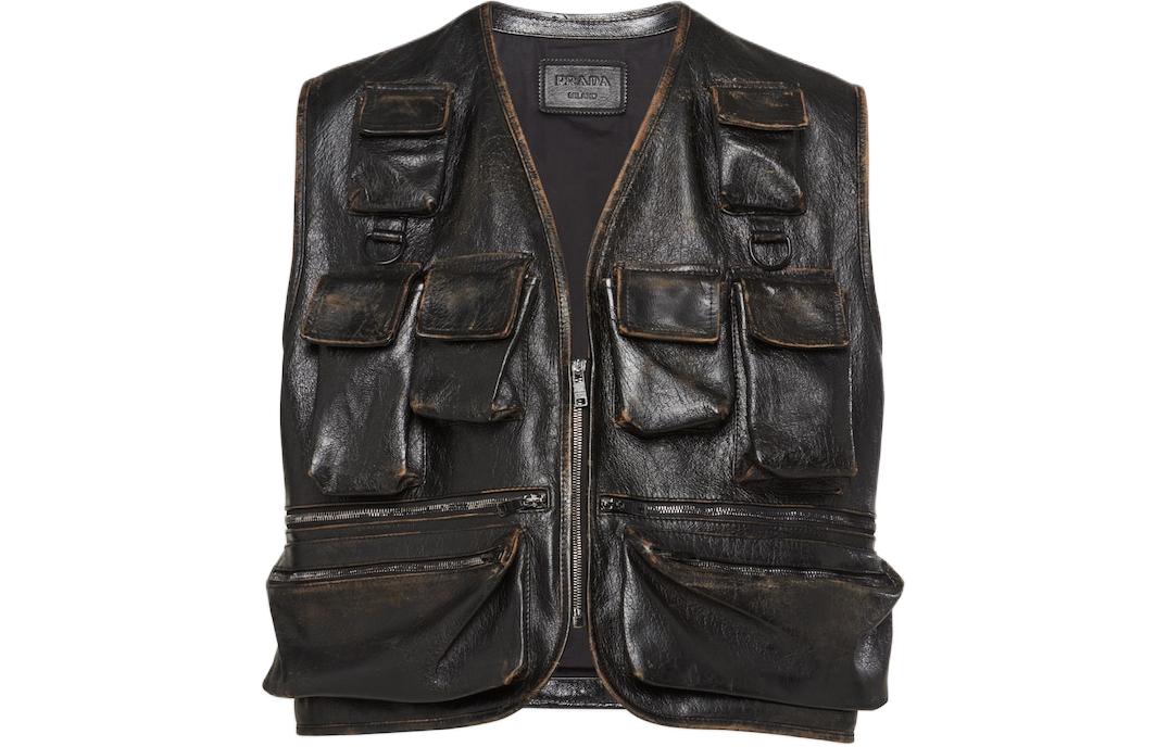 PRADA Zip-Up Cargo Gilet
