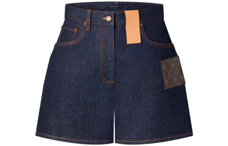 LOUIS VUITTON SS23 Denim Shorts Women's Blue