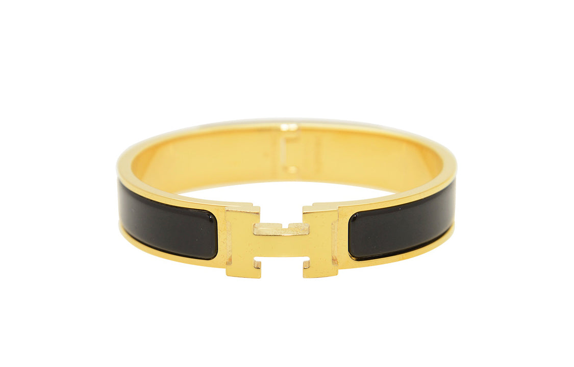 HERMES Bangles Women's Black