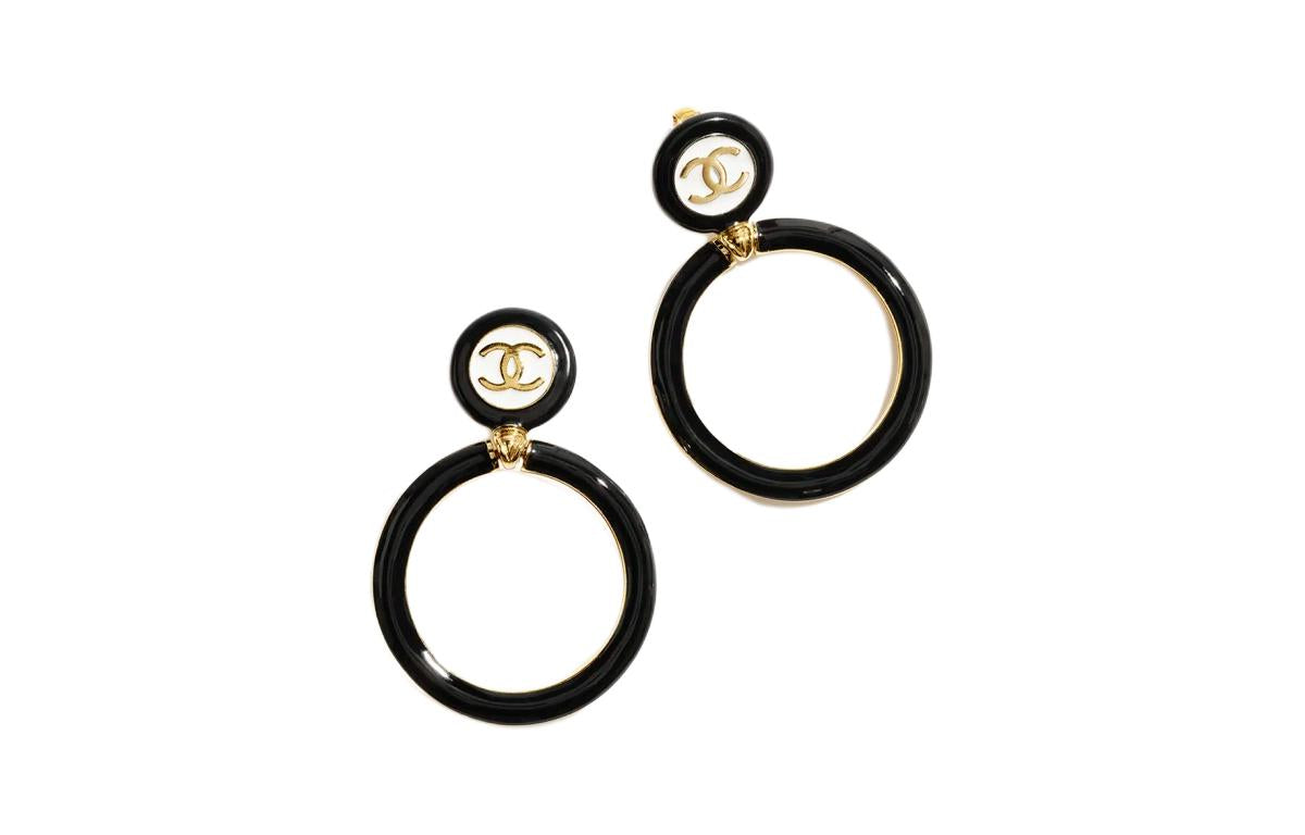 CHANEL - Earrings Women's Black