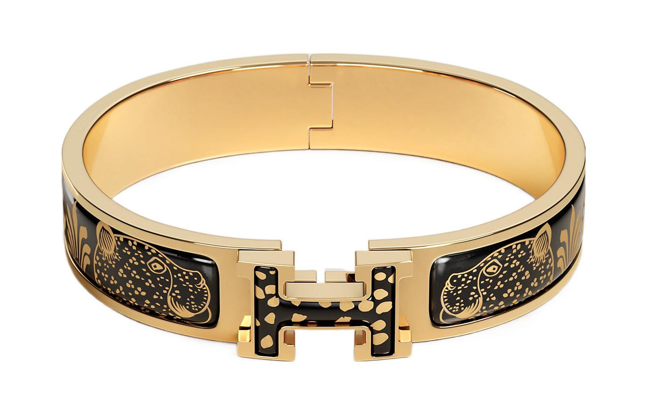 HERMES Bangles Women's Black