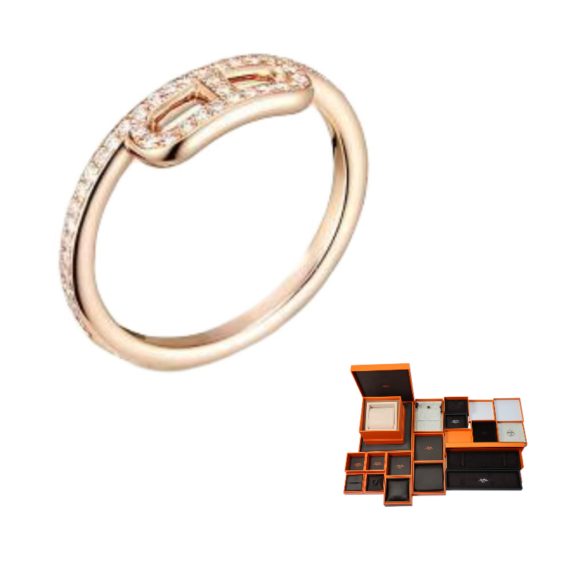 HERMES - Rings Women's Pink Gold