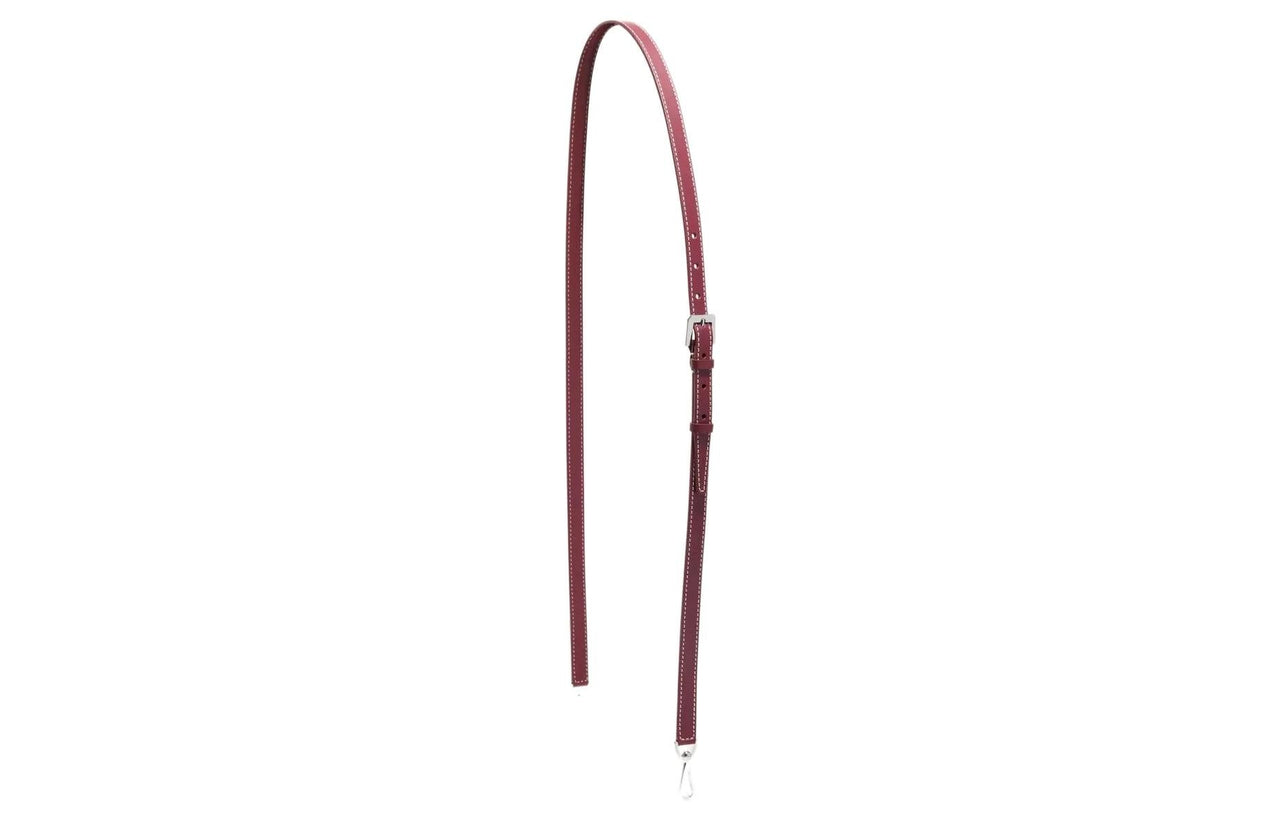 GOYARD Cow Leather Bag Straps Small Size Unisex Burgundy