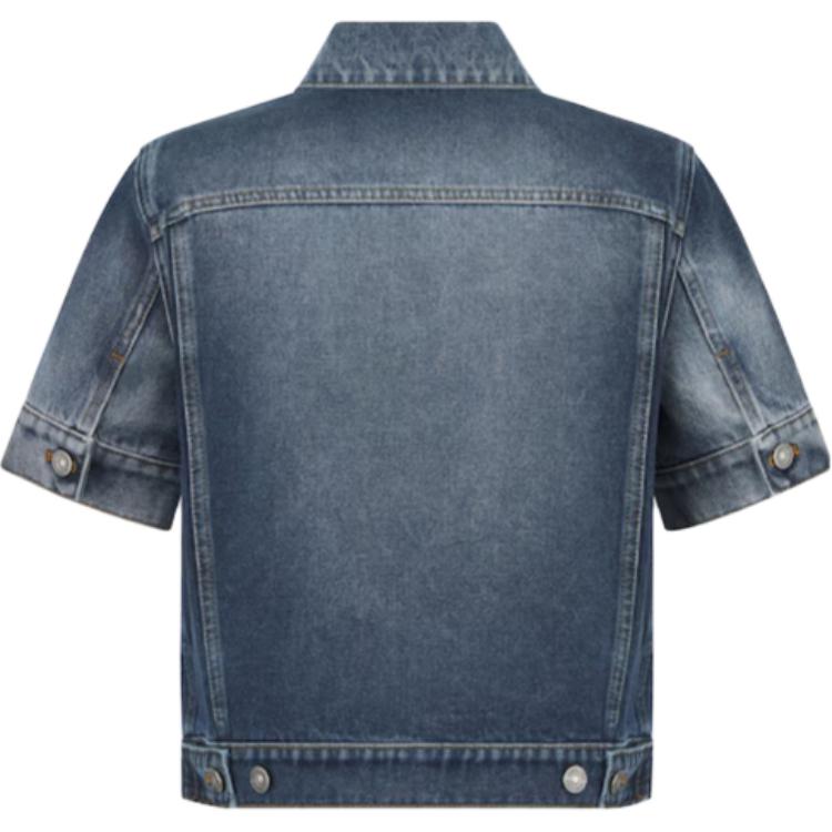 DIOR SS24 Denim Jacket Women's Blue