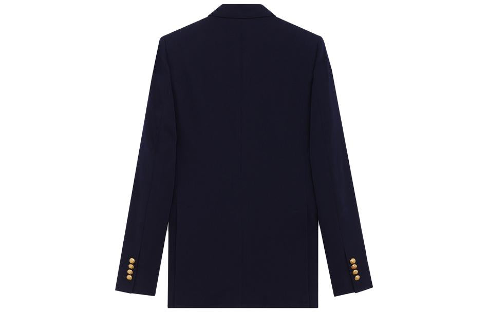 CELINE Classic Jacket In Diagonal Wool