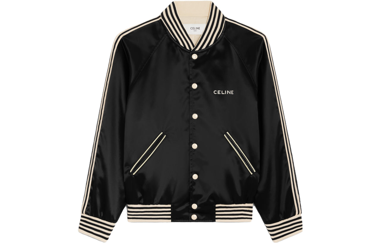 CELINE Embroidered Teddy Jacket