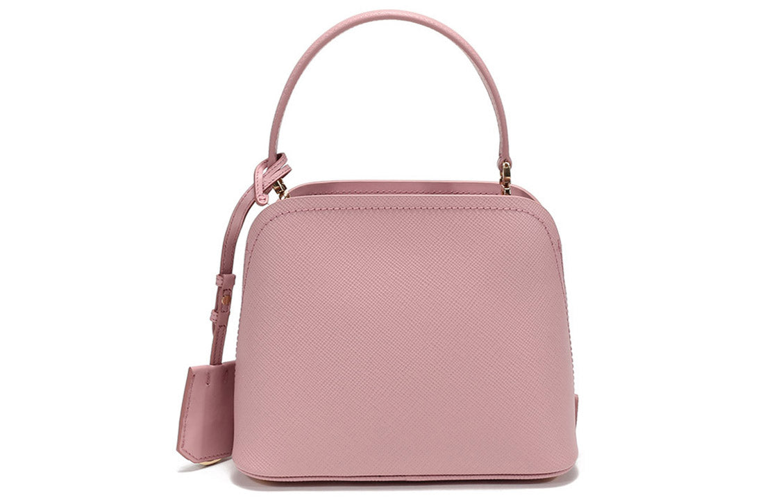 PRADA Cow Leather Portable Crossbody Bag Shoulder Bag Mini Women's Light Pink