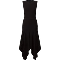 LOUIS VUITTON Wool Crepe Petal Hem Dress
