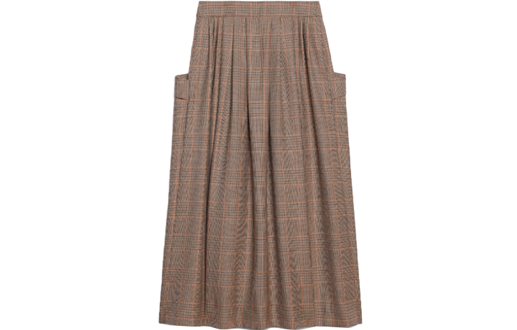 CELINE Casual Long Skirts Women's Brown