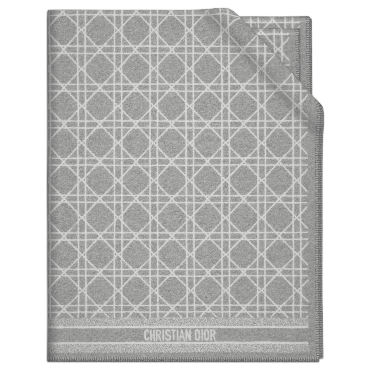 DIOR Cashmere Shawls Unisex Gray