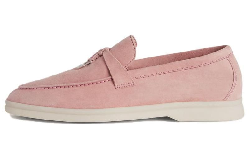 Loro Piana Summer Charms Walk Casual Single Shoes Women's Pink