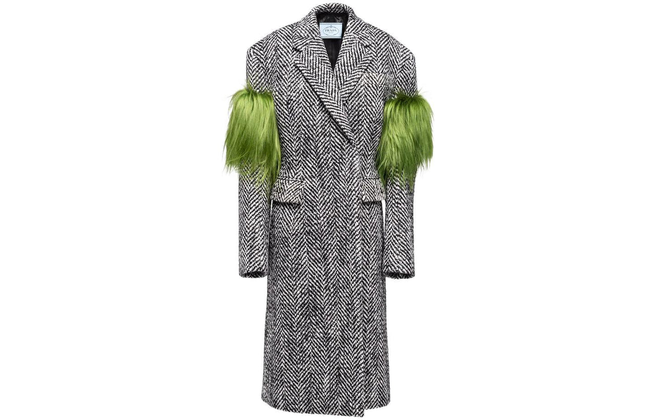 PRADA Coats Women's Black