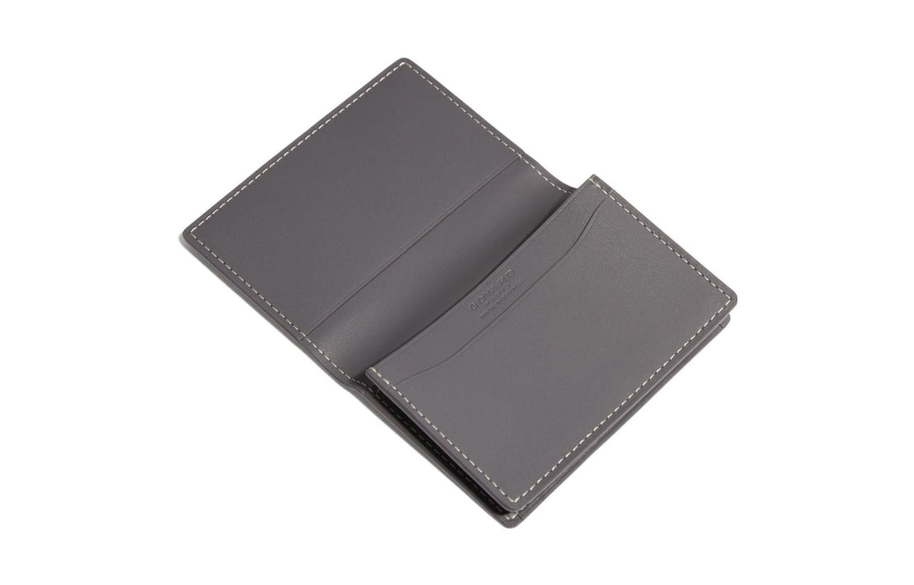 GOYARD MALESHERBES Canvas With Leather Card Holder Unisex Gray
