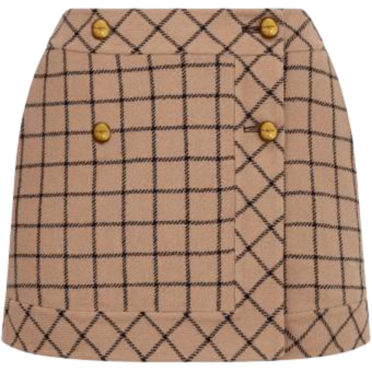 DIOR Casual Short Skirts Women's Brown