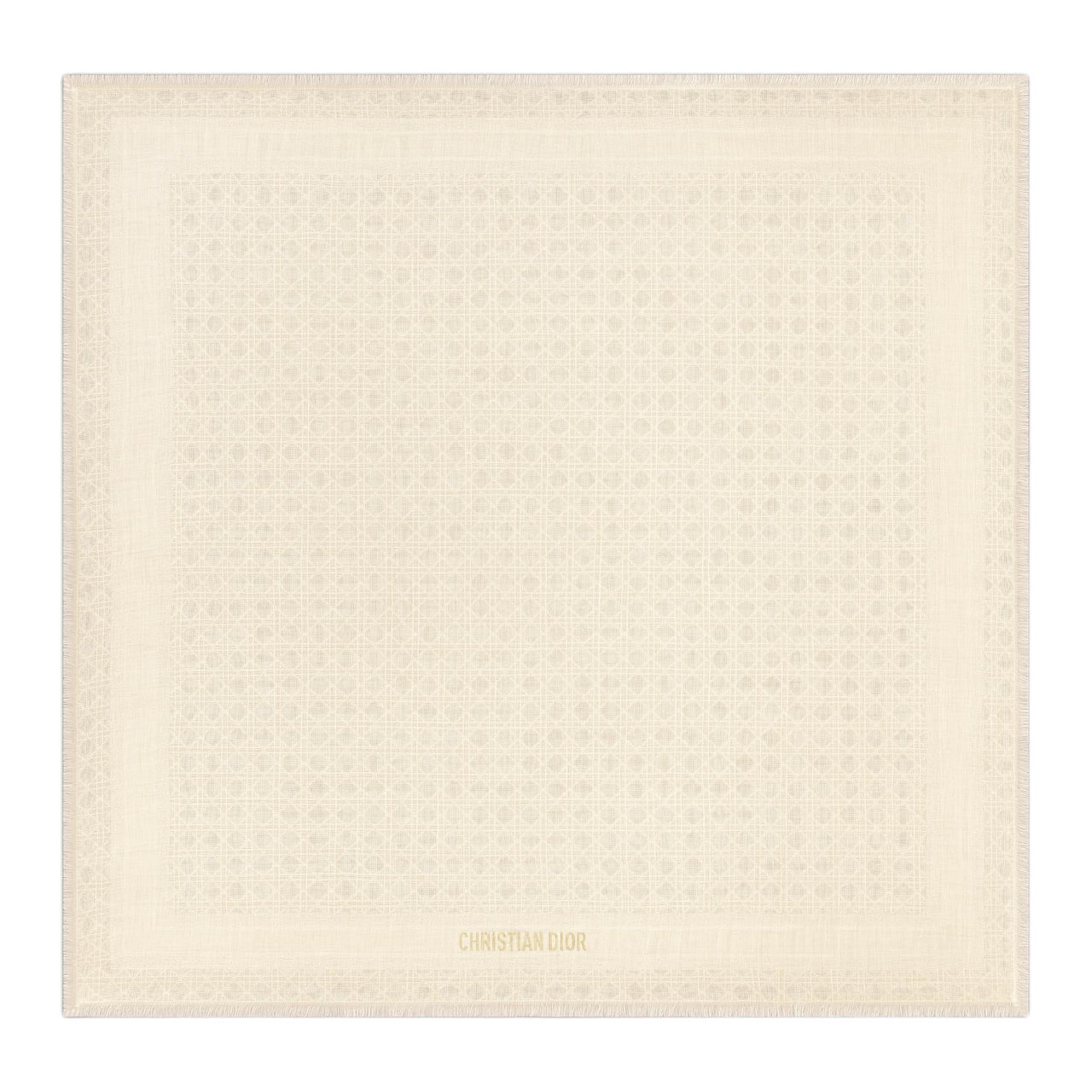 DIOR Cashmere Shawls Women's Ivory