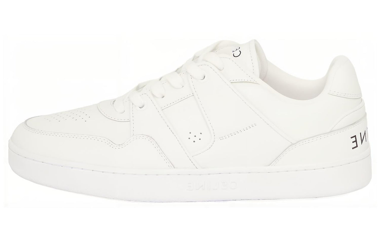 CELINE Low Top Skateboard Shoes Women's White