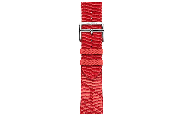 HERMES Apple Watch Nylon Watch Refurbishing 41mm Unisex Red H0006051 AI