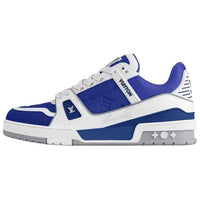 LOUIS VUITTON Trainer Low-Top Skateboard Shoes Men's Blue