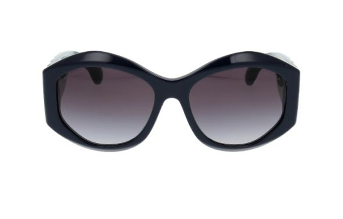 CHANEL - Irregular Shape Sunglasses Women's Black