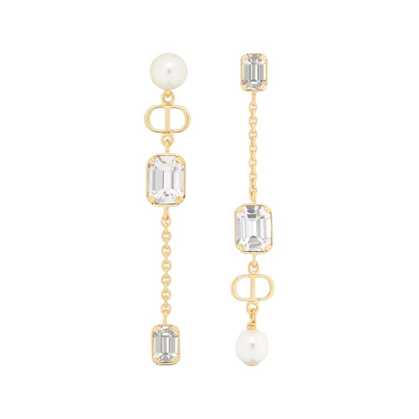 DIOR Metal Earrings Women's Gold