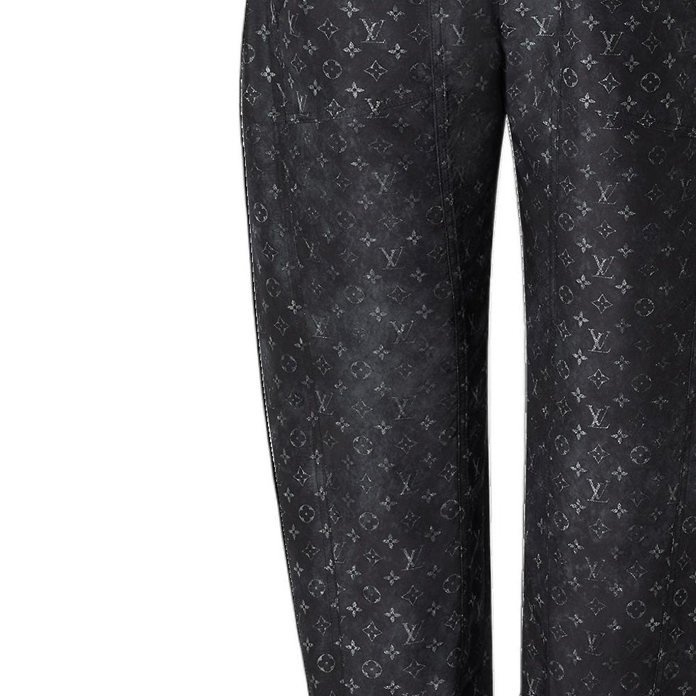 LOUIS VUITTON New Quarterly Products Of LV Casual Pants Women's Black
