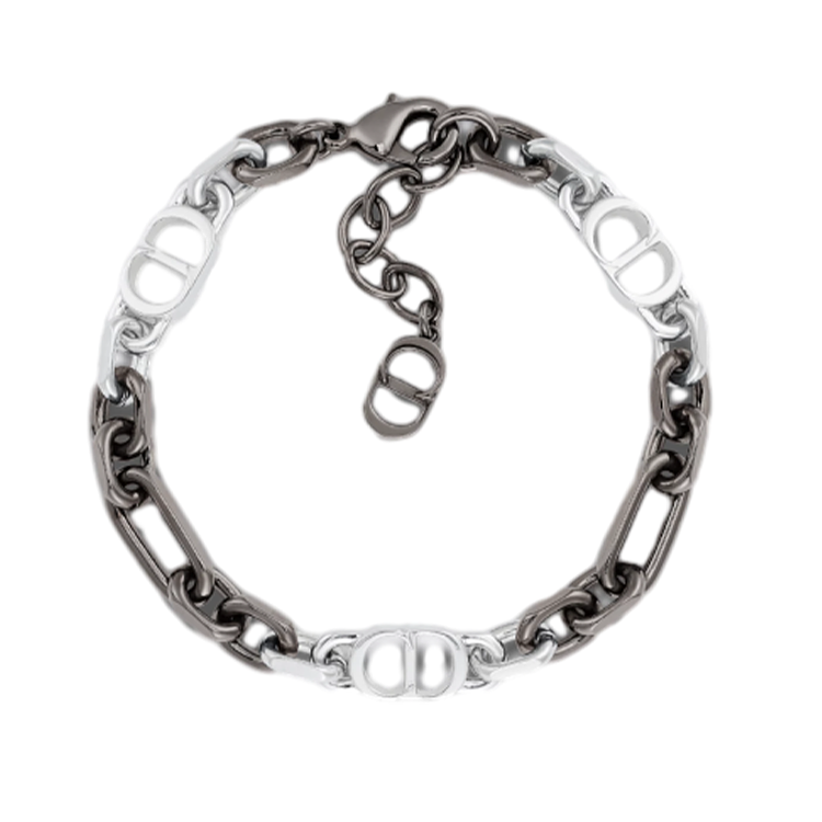 DIOR Brass Bracelets Men's Silver