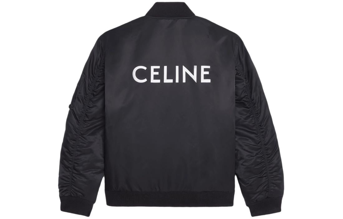 CELINE Nylon Twill Bomber Jacket