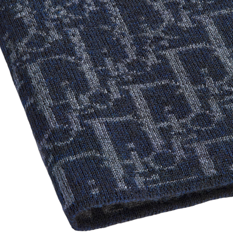 DIOR Sheep Wool Scarves Kids' Blue