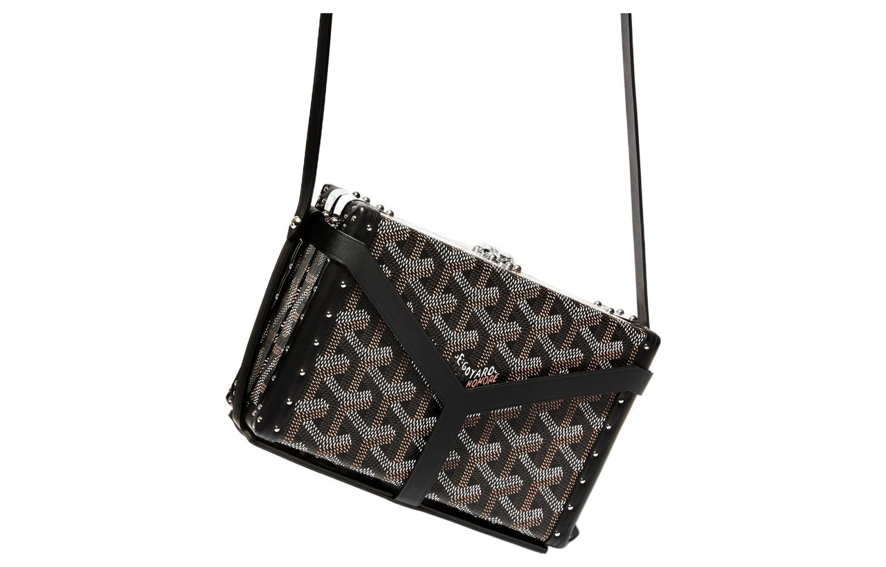 GOYARD Canvas With Leather Clutches Crossbody Bags Regular Unisex Multiple Colors