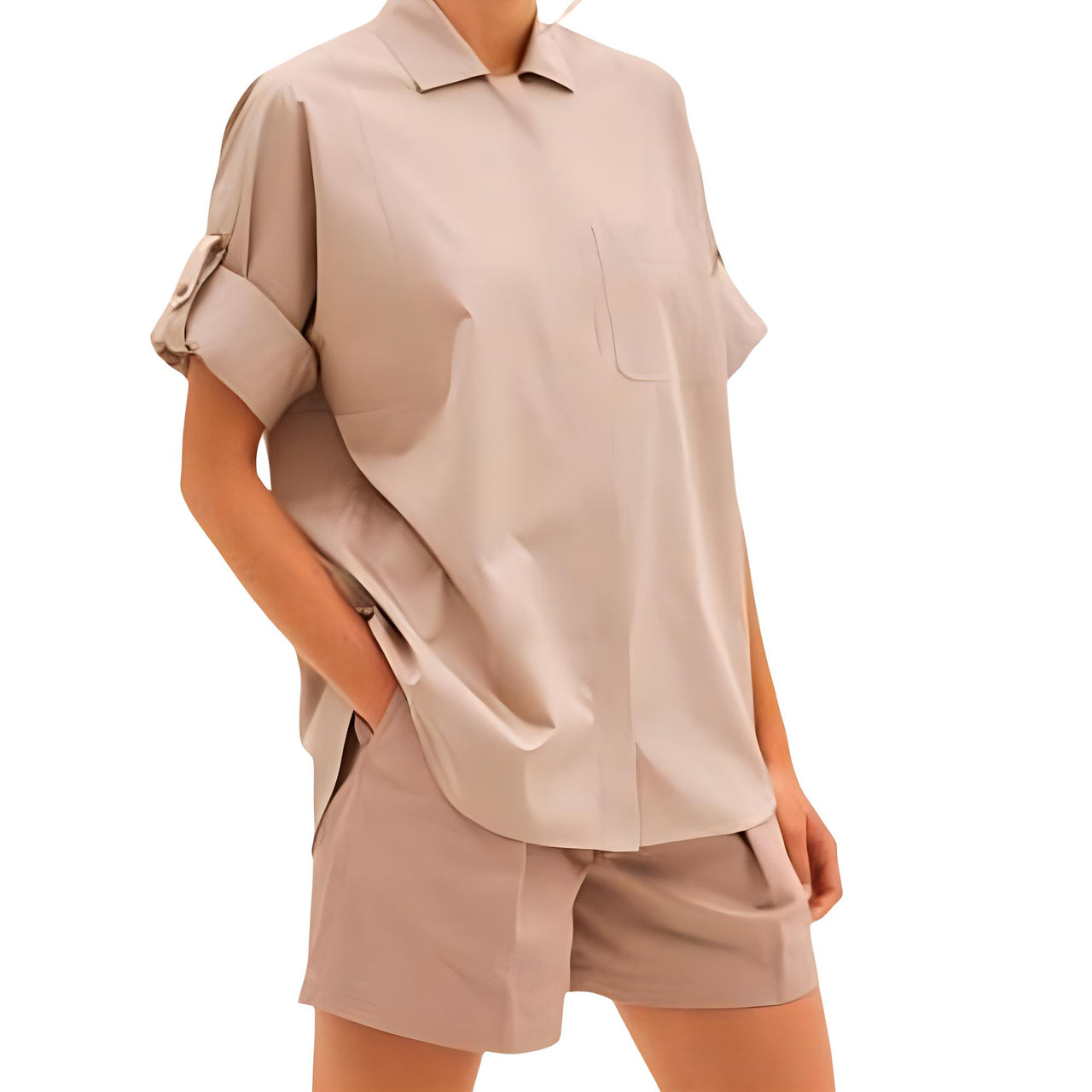 HERMES Shirts Women's Khaki