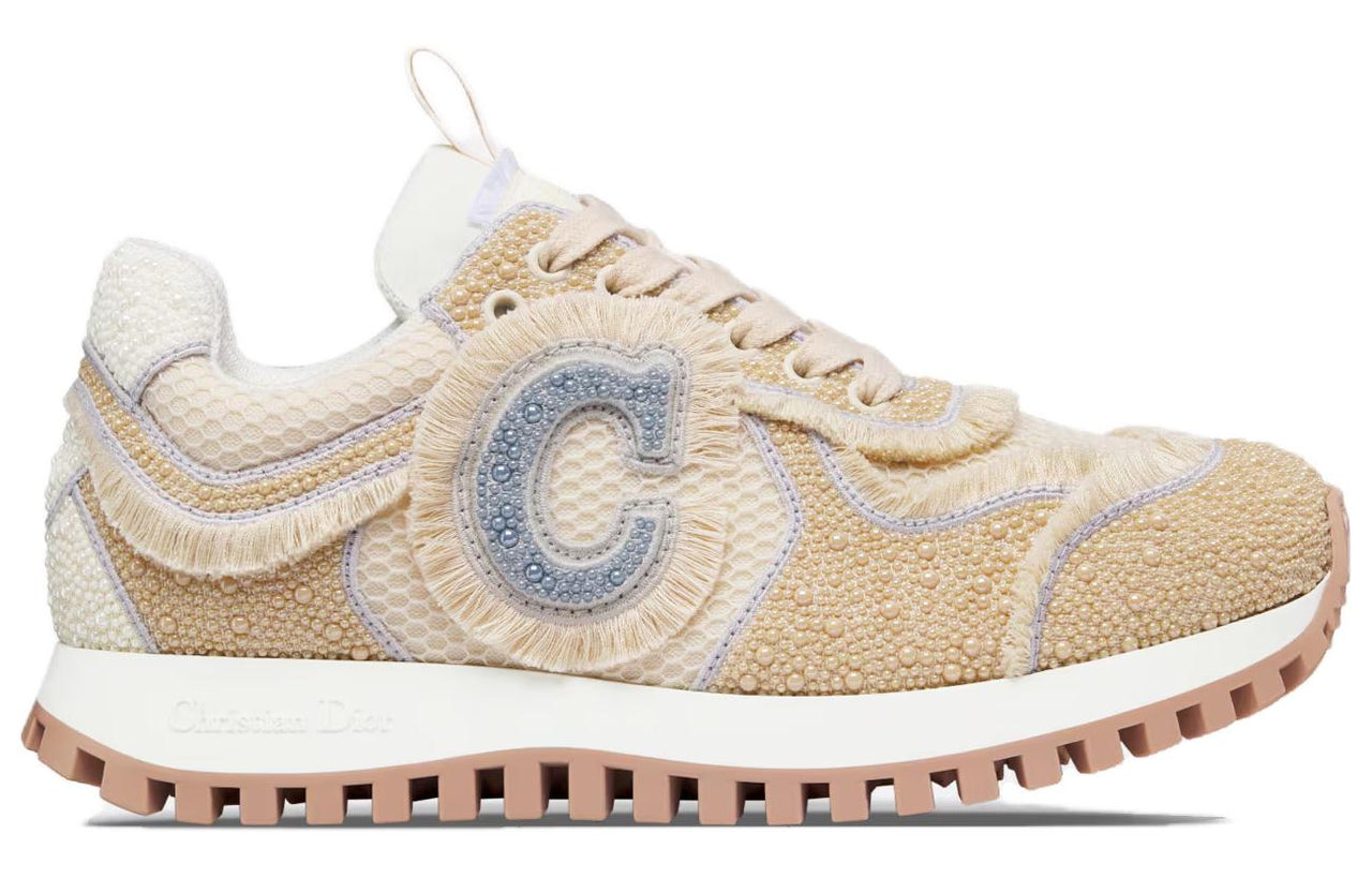 DIOR Low-Top Casual Shoes Women's Light Brown