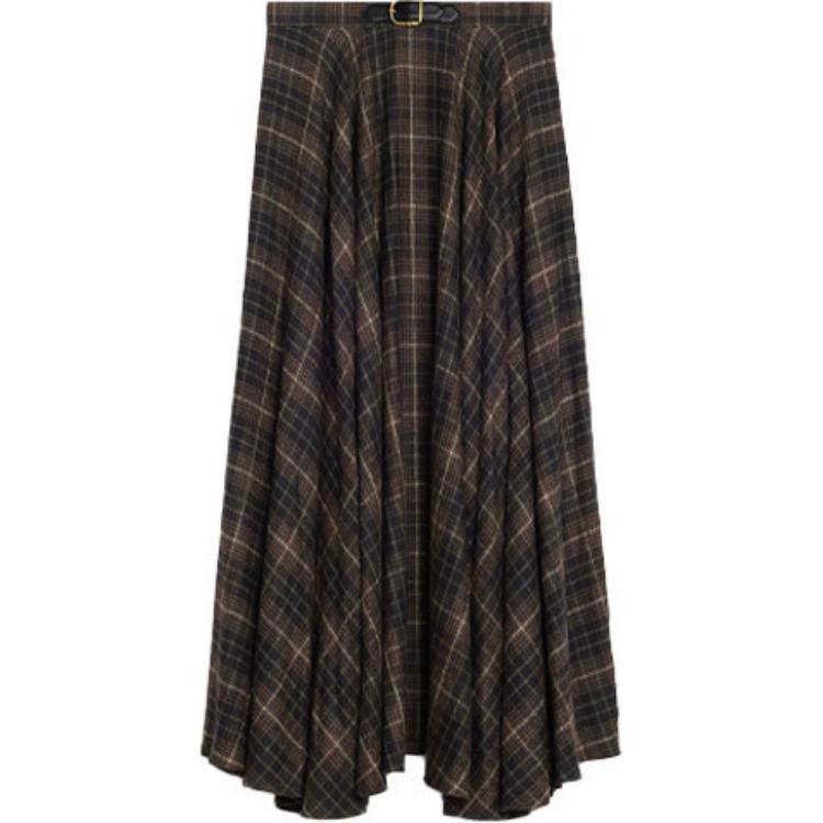 CELINE Casual Long Skirts Women's Black