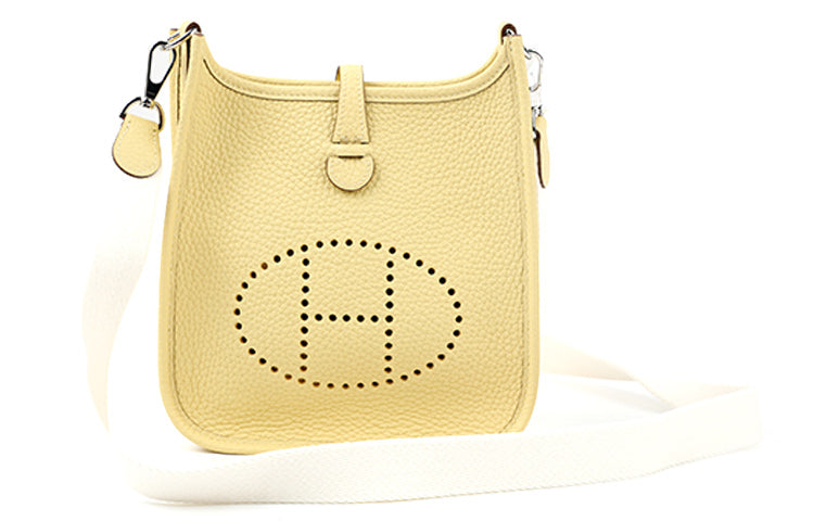HERMES Evelyne Amazon Cow Leather Crossbody Bag, Shoulder Bag Mini Women's