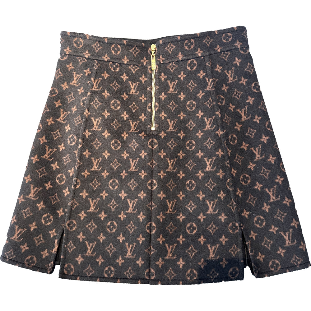 LOUIS VUITTON FW23 Casual Short Skirts Women's Brown