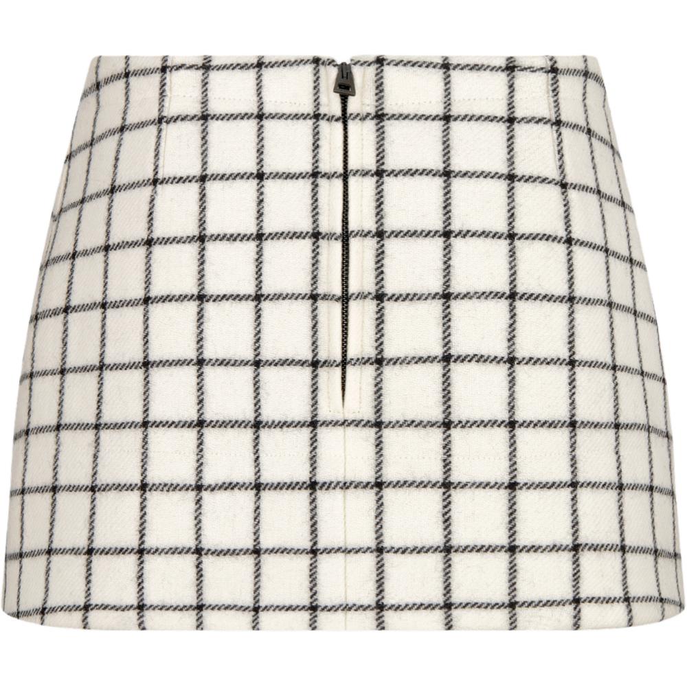 DIOR FW24 Casual Short Skirts Women's Black White