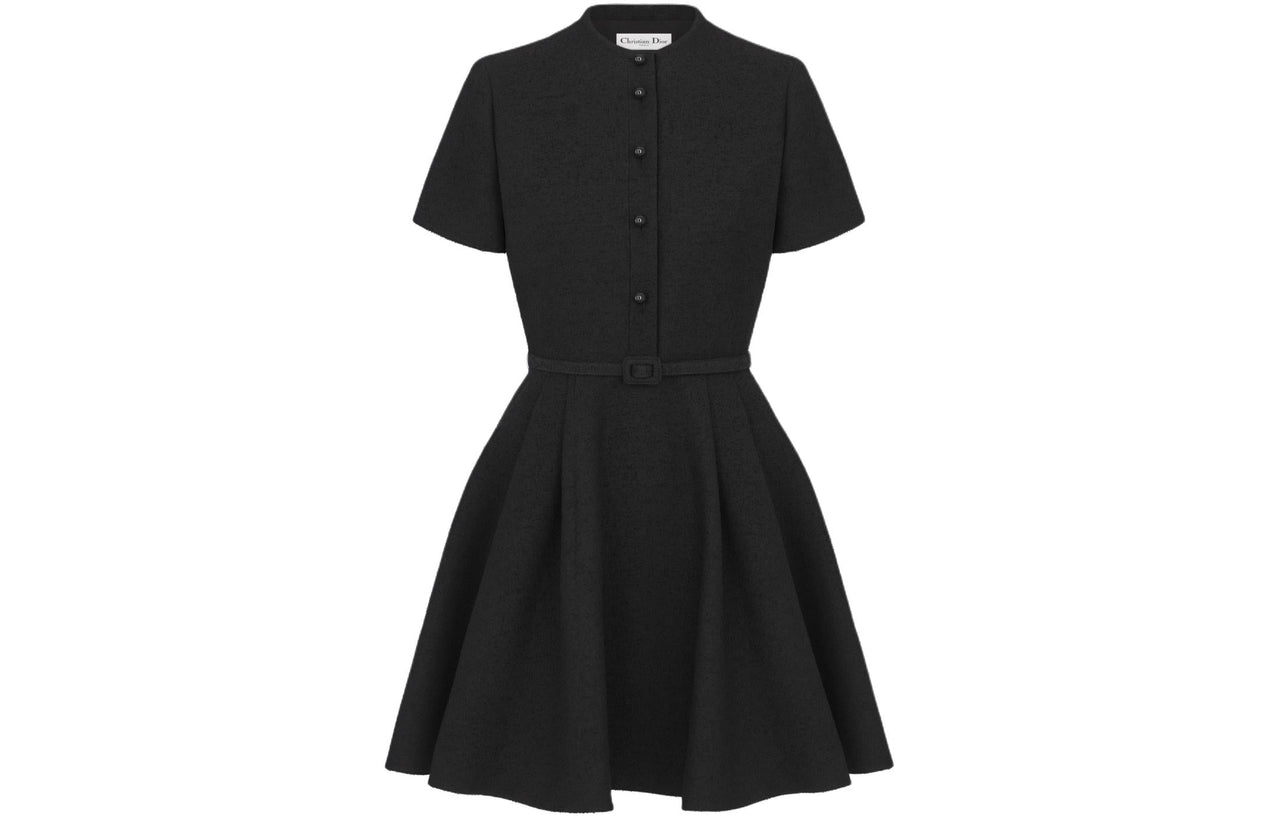 DIOR Short-Sleeved Dresses Women's Black